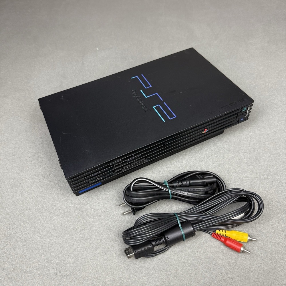 Sony PlayStation 2 PS2 Fat Console SCPH-35001 🎮  ~ Tested & Working ~ W/ Cables